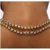 Image 3 : 10KT Yellow Gold 23.98ctw Diamond Necklace