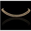 Image 4 : 10KT Yellow Gold 23.98ctw Diamond Necklace
