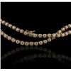 Image 7 : 10KT Yellow Gold 23.98ctw Diamond Necklace