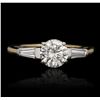 Image 4 : 14KT White Gold 1.20ctw Diamond  Ring