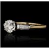 Image 5 : 14KT White Gold 1.20ctw Diamond  Ring