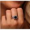 Image 1 : 14KT White Gold 2.53ct Tanzanite and Diamond Ring