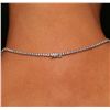 Image 3 : 14KT White Gold 33.85ct GIA Cert Tanzanite and Diamond Necklace