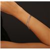 Image 2 : 14KT White Gold 0.60ctw Diamond Bangle