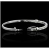 Image 5 : 14KT White Gold 0.60ctw Diamond Bangle