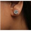 Image 4 : 14KT White Gold 1.65ctw Diamond Earrings