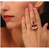 Image 2 : 14KT Rose Gold GIA Certified 36.39ct Morganite and Diamond Ring