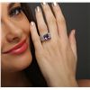 Image 1 : 14KT Two-Tone Gold 3.80ct Tanzanite and Diamond Ring