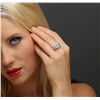 Image 3 : 14KT White Gold 2.28ct Emerald and Diamond Ring