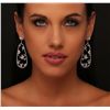 Image 1 : 18KT White Gold 2.09ctw Diamond Earrings