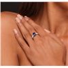 Image 3 : 14KT White Gold 2.79ct Tanzanite and Diamond Ring