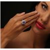 Image 2 : 14KT White Gold 2.68ct Tanzanite and Diamond Ring