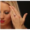 Image 2 : 14KT Yellow Gold 1.25ct Ruby and Diamond Ring