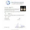 Image 6 : Platinum and 18KT Yellow Gold EGL Certified 3.79ctw Diamond Earrings