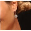 Image 1 : 14KT White Gold 5.04ctw Diamond Earrings