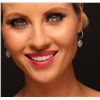 Image 3 : 14KT White Gold 5.04ctw Diamond Earrings