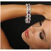 Image 1 : 18KT White Gold 8.16ctw Ruby and Diamond Bracelet
