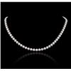 Image 4 : 18KT White Gold 11.75ctw Diamond Necklace