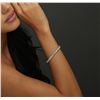 Image 4 : Platinum 14.91ctw Diamond Tennis Bracelet
