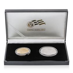 2006 20th Anniversary Set 1oz. American Gold Eagle & 1oz. Silver Eagle