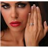 Image 3 : 18KT White Gold EGL Certified 1.40ctw Diamond Ring
