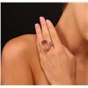 Image 3 : 14KT Rose Gold GIA Certified 26.97ct Morganite and Diamond Ring