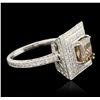 Image 5 : 14KT White Gold 3.19ctw Diamond Ring