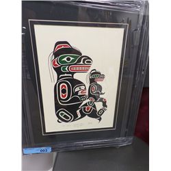 LTD EDITION NATIVE PRINT - MOTHER BEAR/BABY BEAR -