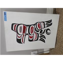 NATIVE ART ON CANVAS