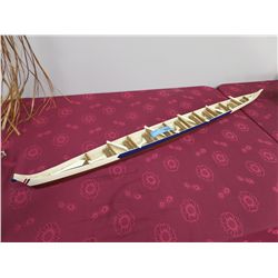 BLUE WHITE CANOE - WILFRED LEON 2001