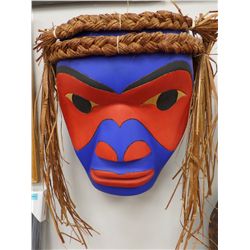 RIVER MASK W/ BRAIDED CEDAR HAIR - SHANNON PETERS