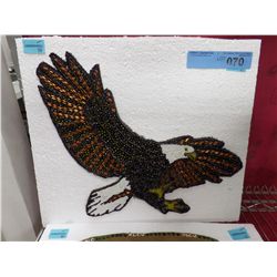 BEADED BALD EAGLE (11X12)