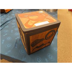 CARVED WOODEN BOX - SHANNON PETERS