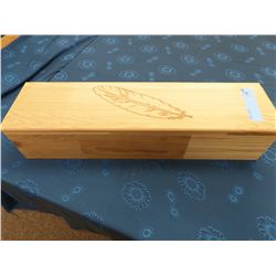 22X6 ENGRAVED FEATHERBOX