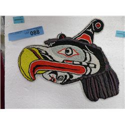 BEADED EAGLE WARRIOR (12X9.5)