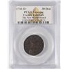Image 1 : 1711-D 30 DENARIUS, FRENCH COLONIES, PCGS GENUINE, VERY NICE HISTORY PROVIDED