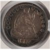 Image 1 : 1857 SEATED HALF DIME XF / AU