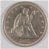 Image 1 : 1875 S TWENTY CENT PIECE AU