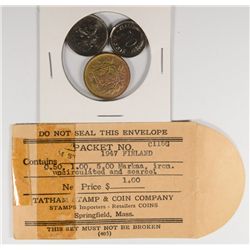 1947 .50, 1. 5 MARKAA IRON (FINLAND)