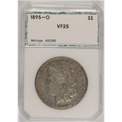 1895-O MORGAN DOLLAR PCI VF-25