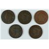 Image 1 : (5) LARGE CENTS (22, 26, 27, 31, 32)