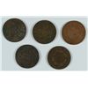 Image 2 : (5) LARGE CENTS (22, 26, 27, 31, 32)