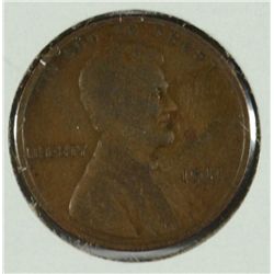 1911-S LINCOLN CENT FINE