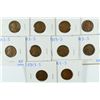 Image 1 : (10) 1913-S LINCOLN CENTS VF'S