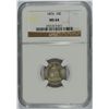 Image 1 : 1876 SEATED DIME NGC MS-64