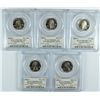 Image 1 : SET OF 2000-S SILVER PROOF STATEHOOD QUARTERS PCGS PF-69 DCAM