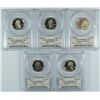 Image 1 : SET OF 2002-S SILVER PROOF STATEHOOD QUARTERS PCGS PR-69 DCAM