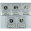 Image 1 : SET OF 2004-S SILVER PROOF STATEHOOD QUARTER PCGS PR-69 DCAM