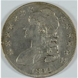 1836 BUST HALF DOLLAR XF-45