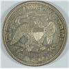 Image 2 : 1869 SEATED HALF DOLLAR MS-64